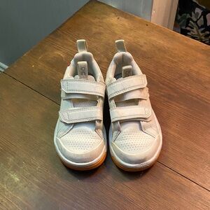 Kids' Cream Velcro Sneakers